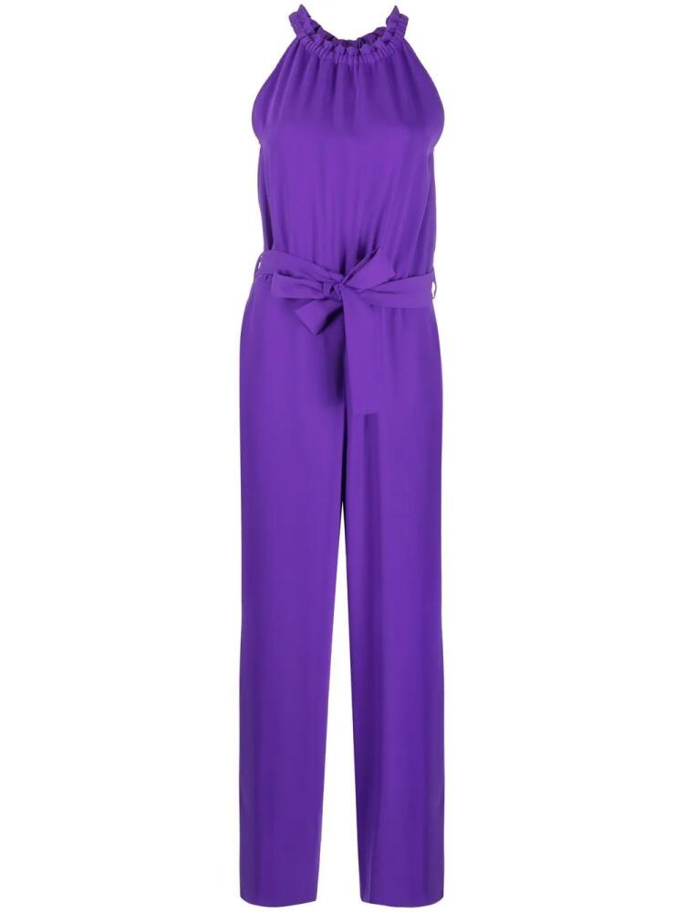 P.A.R.O.S.H. sleeveless wide-leg jumpsuit - Purple Cover