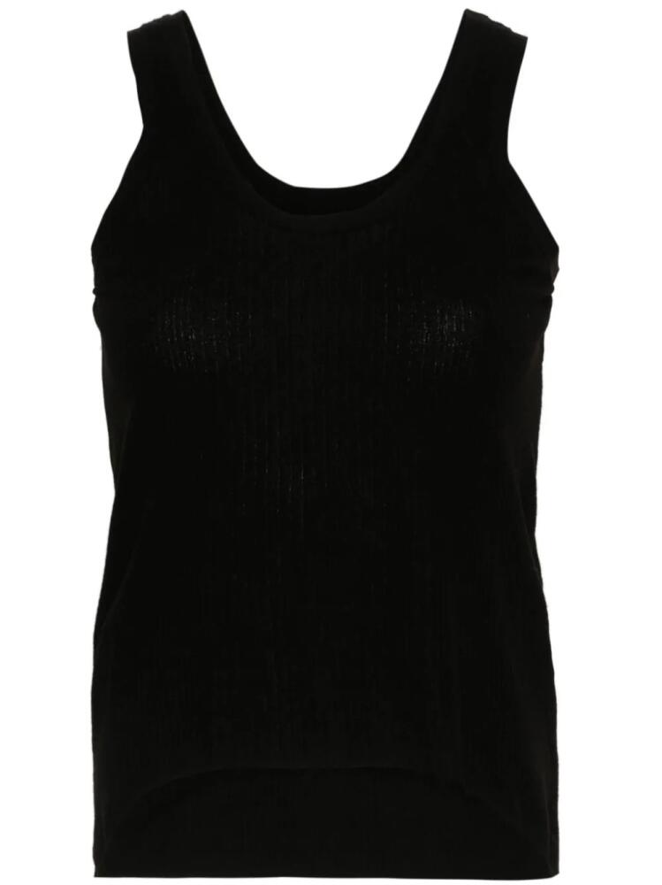 Maison Margiela ribbed tank top - Black Cover