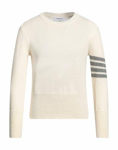 Thom Browne Man Sweater Cream Wool Cover