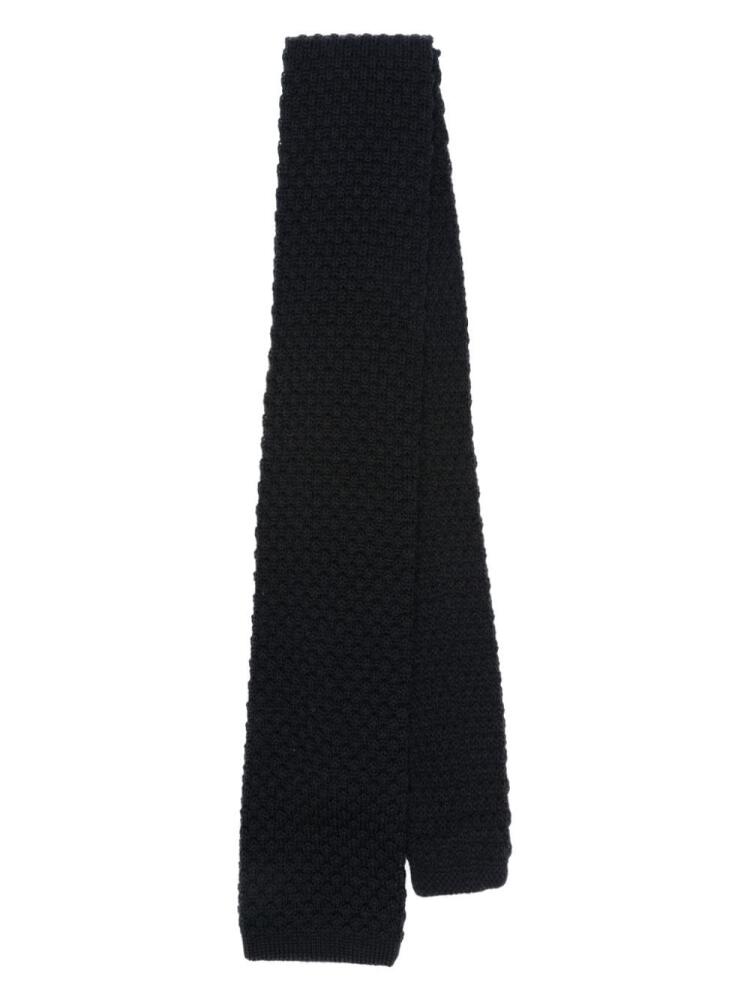 FURSAC knitted wool tie - Blue Cover