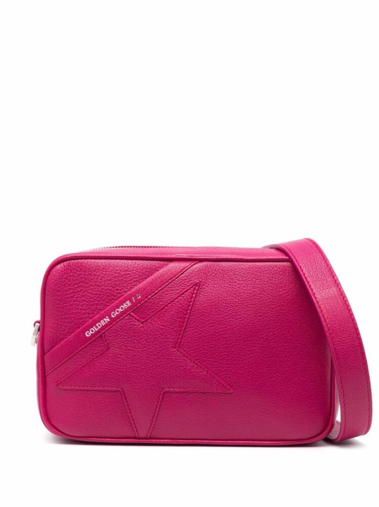 Golden Goose Star leather crossbody bag - Pink Cover