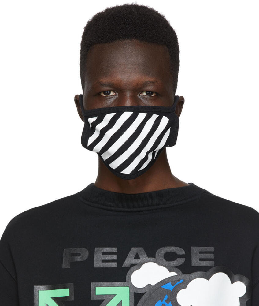 Off-White Black & White Diag Mask Cover