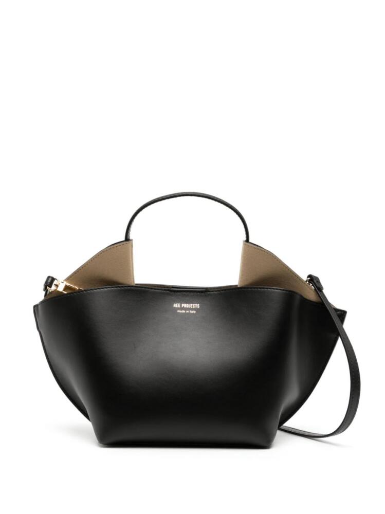 REE PROJECTS mini Ann leather tote bag - Black Cover