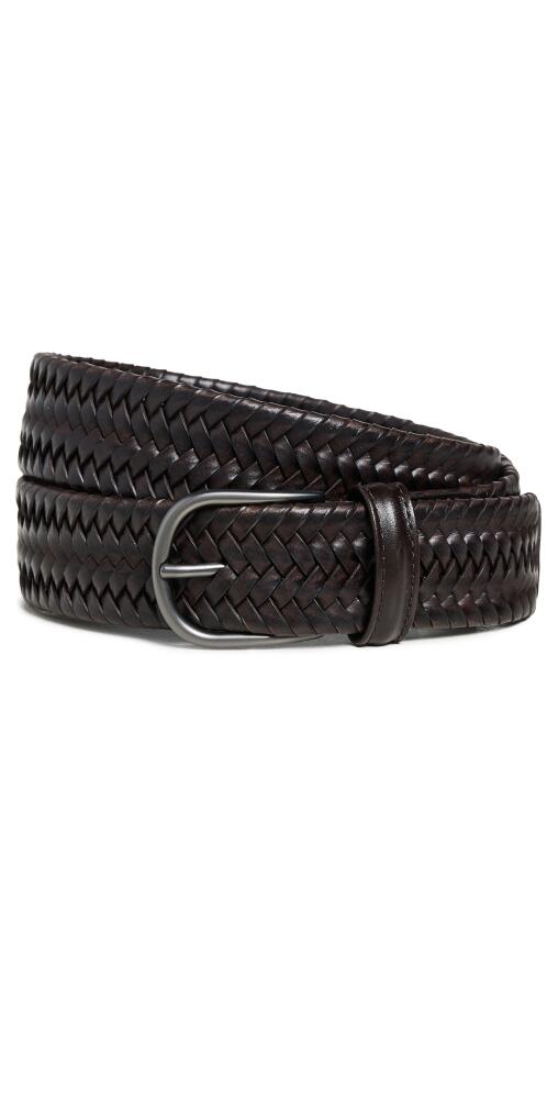 Anderson's Leather Woven Belt Brown M1 Cover