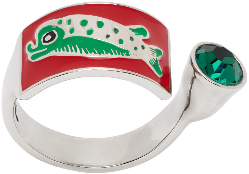 Chopova Lowena Silver Nosey Fish Ring Cover