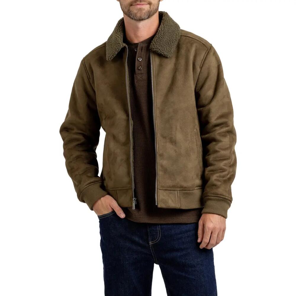 Rainforest Faux Shearling Jacket in Timber Cover