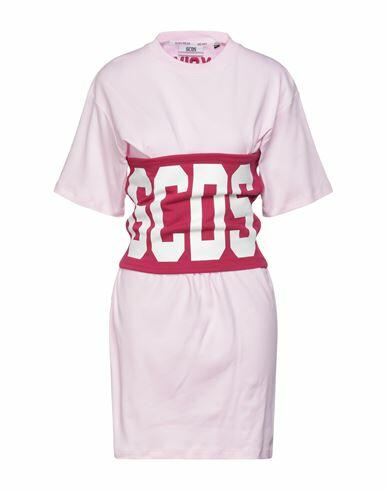 Gcds Woman Mini dress Pink Cotton Cover