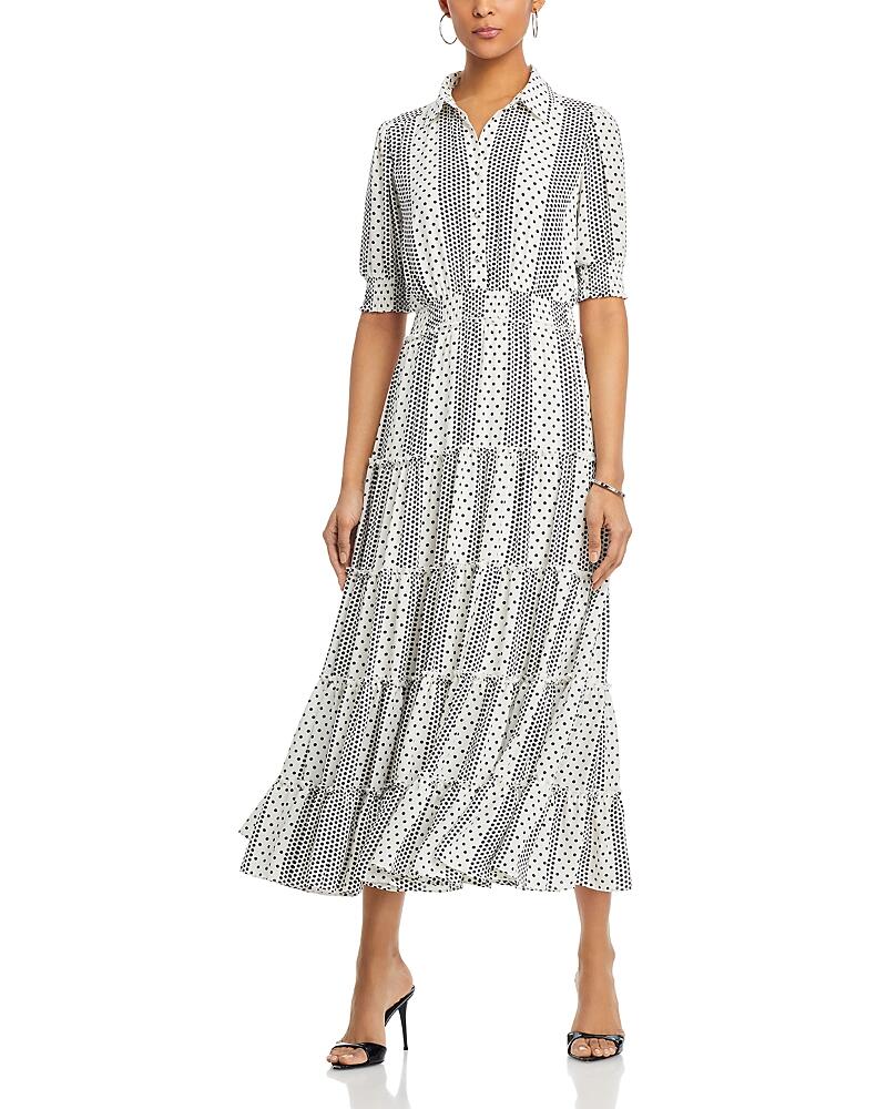 T Tahari Tiered Maxi Shirt Dress Cover