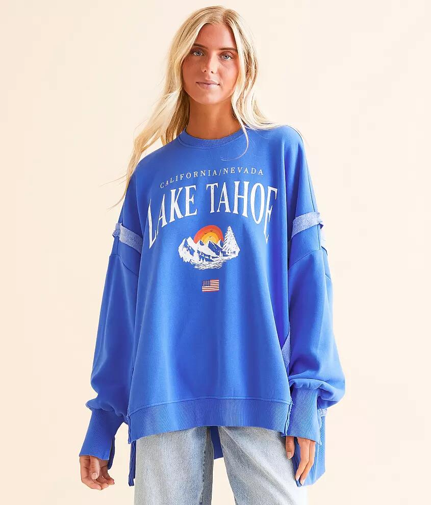 Goodie Two Sleeves Lake Tahoe Oversized Pullover Cover