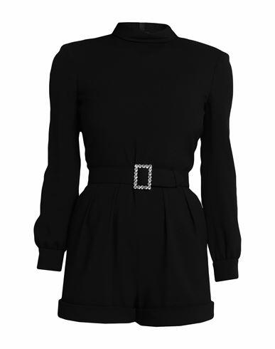 Saint Laurent Woman Jumpsuit Black Acetate, Viscose Cover