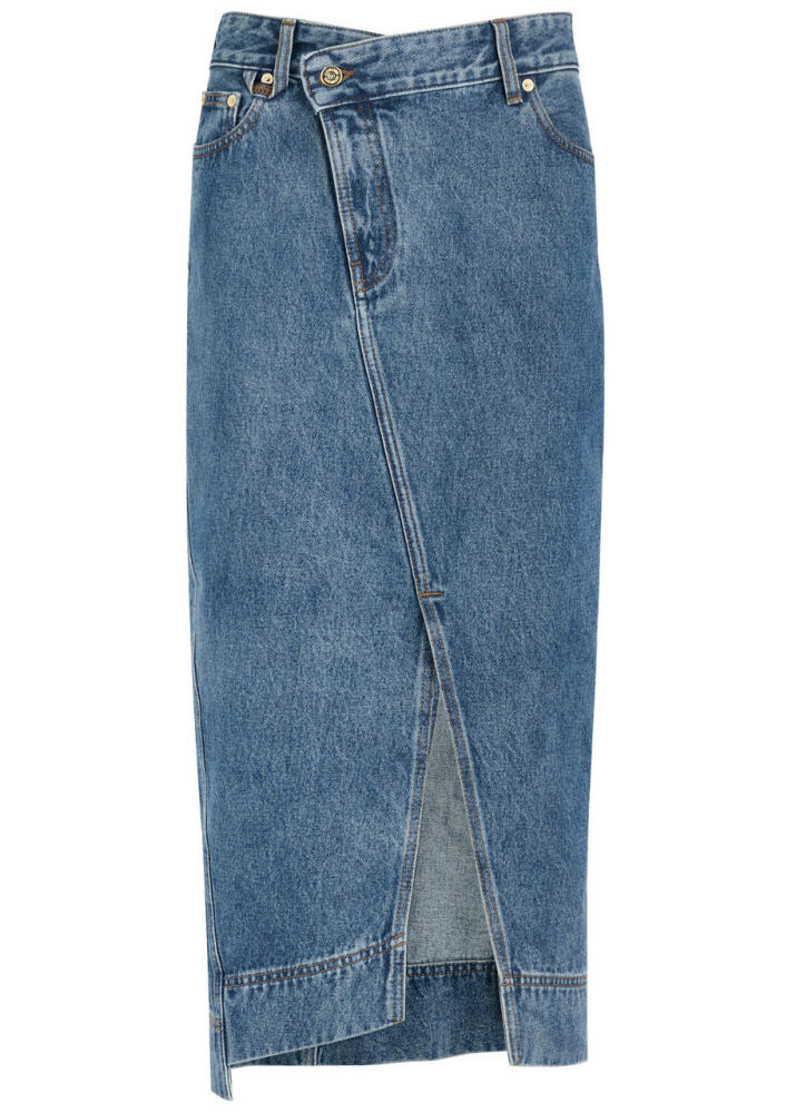 Jacquemus La Jupe De-Nîmes Denim Midi Skirt Cover