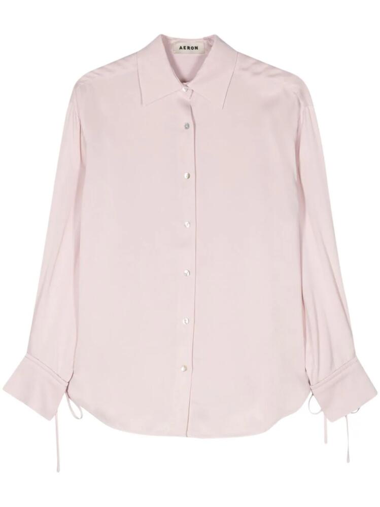 AERON Fallow long-sleeve shirt - Pink Cover