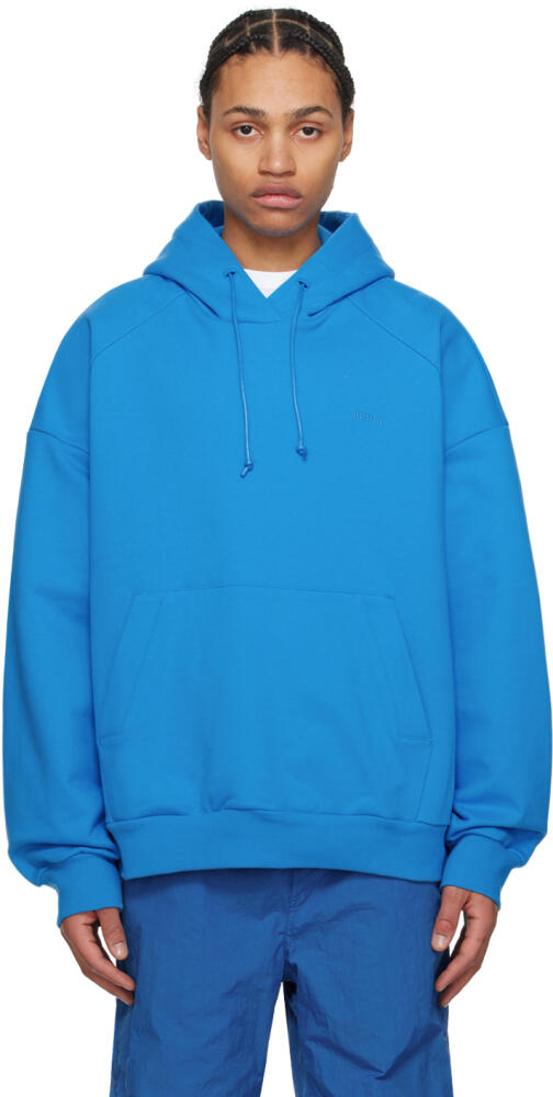 Juun.J Blue Graphic Hoodie Cover