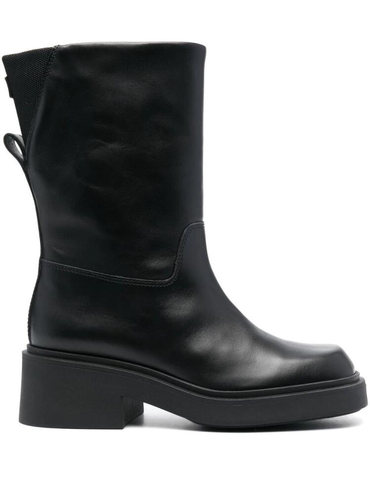 Furla Attitude leather mid-calf boots - Black Cover