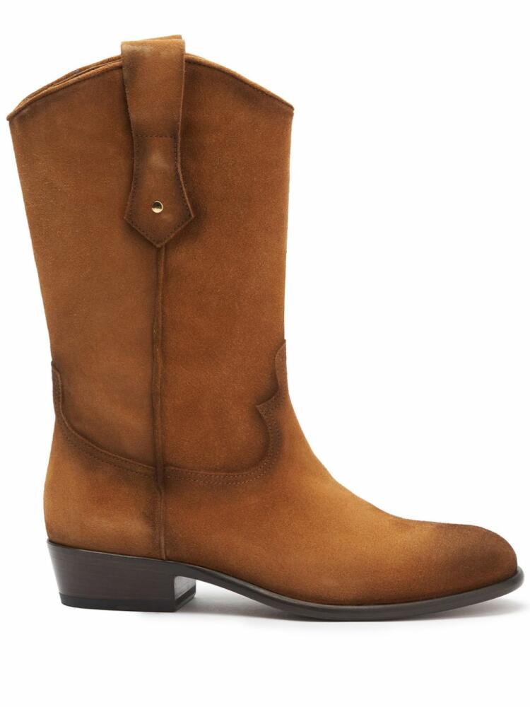 Scarosso leather boots - Brown Cover