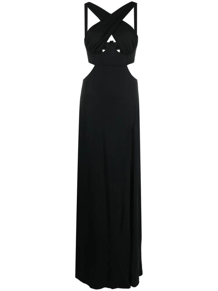 Dundas Gena cut-out detailed dress - Black Cover