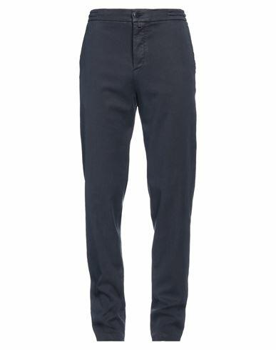 Kiton Man Pants Navy blue Lycra, Cotton, Elastane Cover