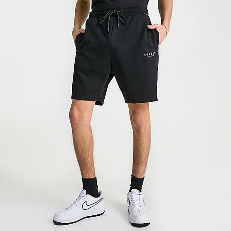 Sonneti Men's French Terry 7" Brom Shorts in Black/Black Cover