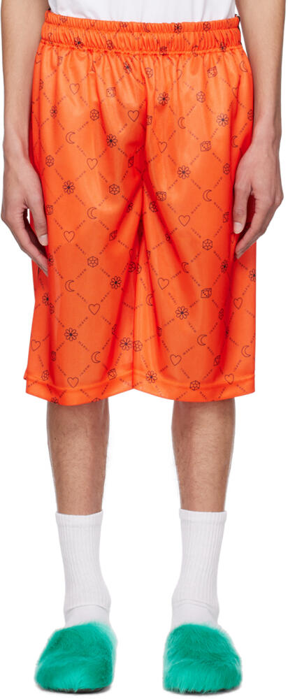 Marni Orange Printed Shorts Cover