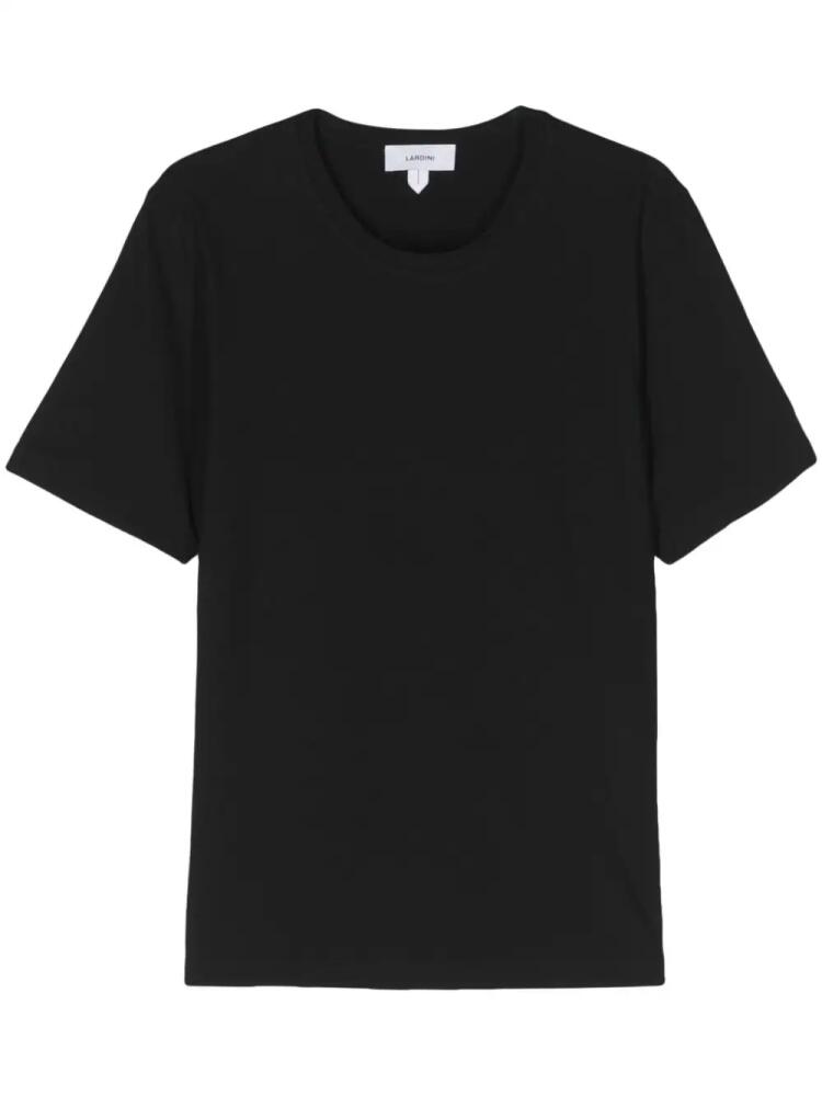 Lardini crew-neck cotton T-shirt - Black Cover