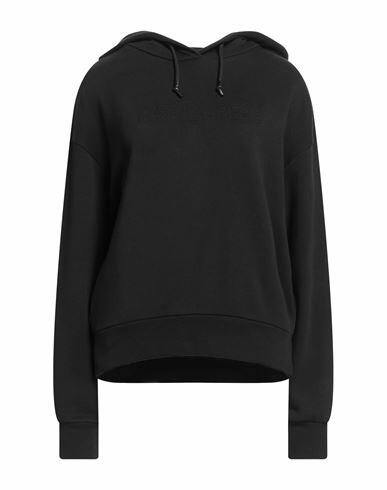 Patrizia Pepe Woman Sweatshirt Black Cotton, Elastane, Polyester Cover