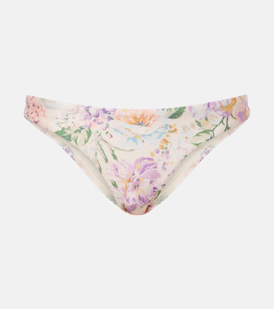 Zimmermann Halliday Skinny floral bikini bottoms Cover