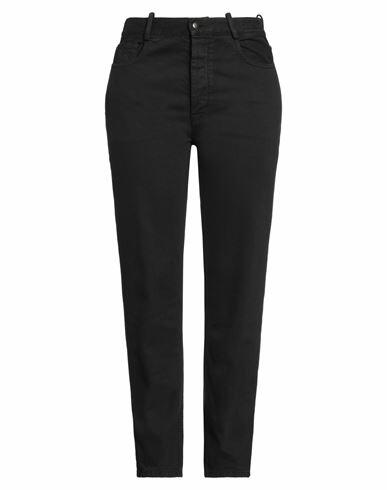 Ann Demeulemeester Woman Jeans Black Cotton Cover