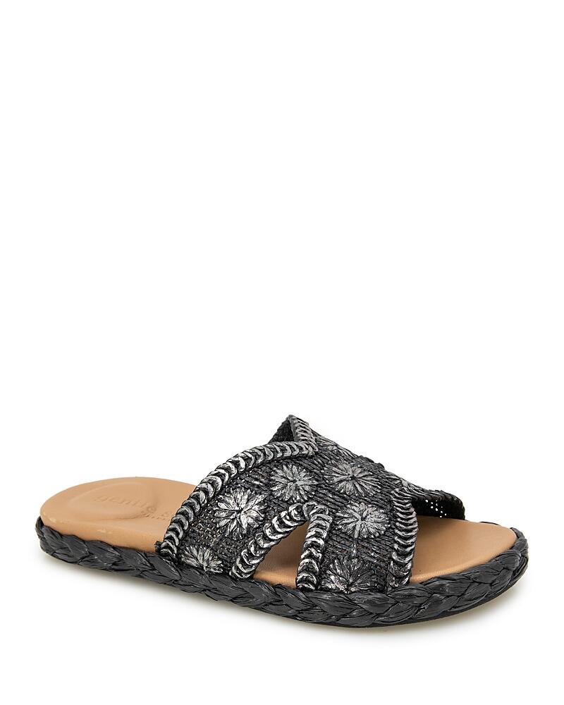 Gentle Souls by Kenneth Cole Women's Tristan Woven Slide Sandals Cover