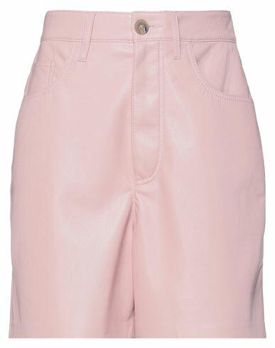 Nanushka Woman Shorts & Bermuda Shorts Light pink Polyester, Polyurethane Cover