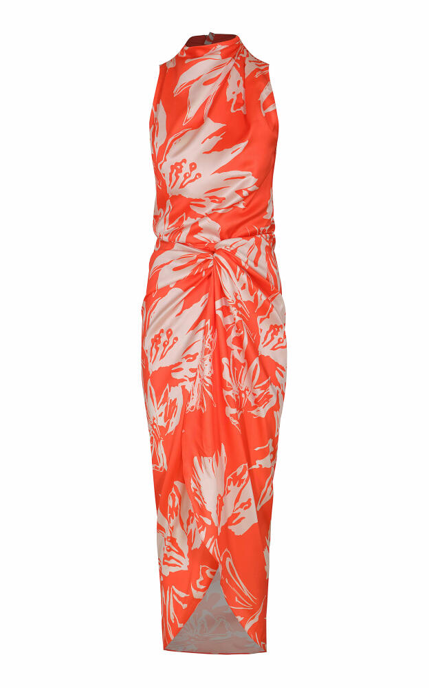 Andres Otalora - Cultivo Gathered Midi Dress - Orange Cover