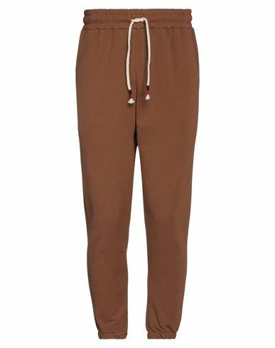 Takeshy Kurosawa Man Pants Brown Cotton Cover