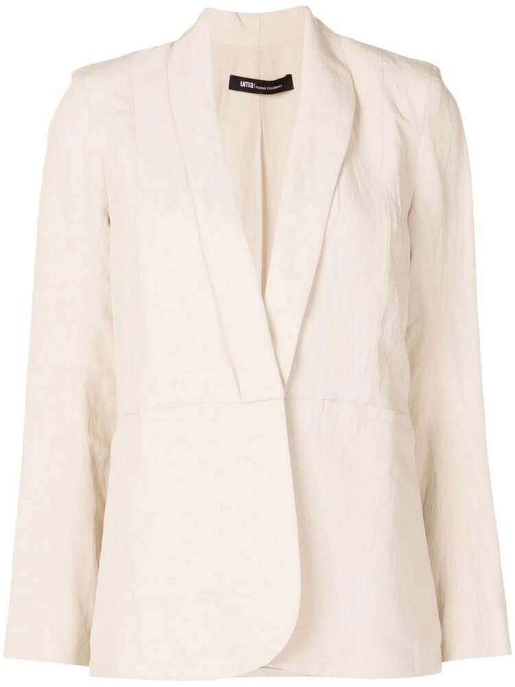 Uma | Raquel Davidowicz relaxed pocket blazer - Neutrals Cover