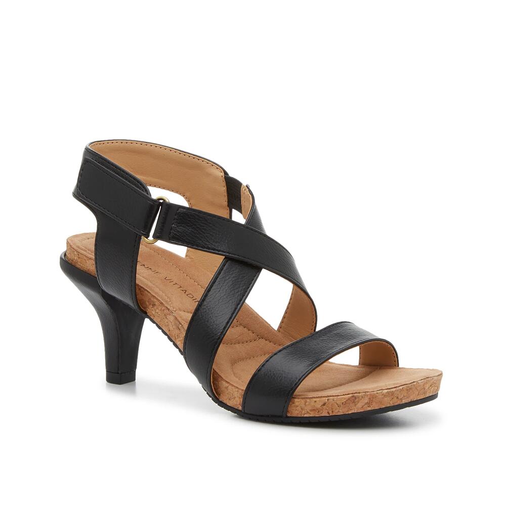 Adrienne Vittadini Sakura Sandal | Women's | Black Cover