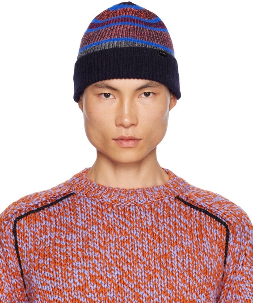 Paul Smith Multicolor Striped Beanie Cover