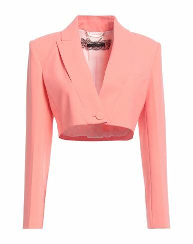 Patrizia Pepe Sera Woman Blazer Salmon pink Polyester, Elastane Cover