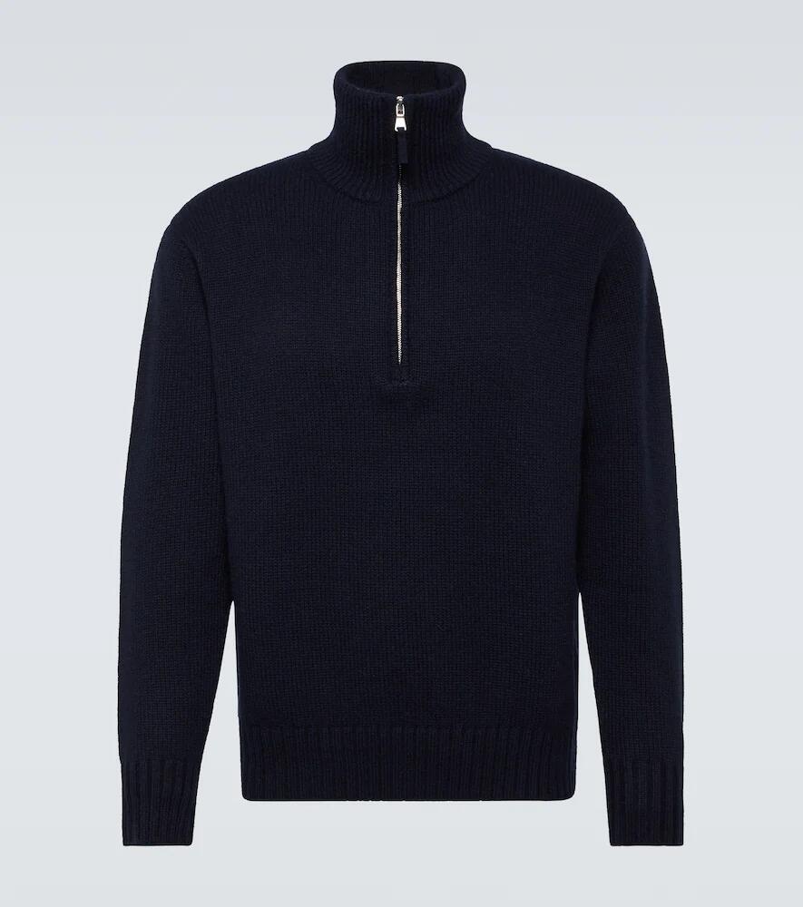 Allude Cashmere half-zip sweater Cover