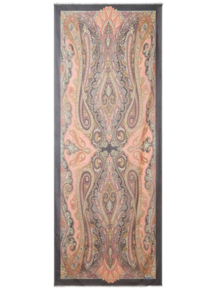 ETRO paisley-print silk scarf - Neutrals Cover