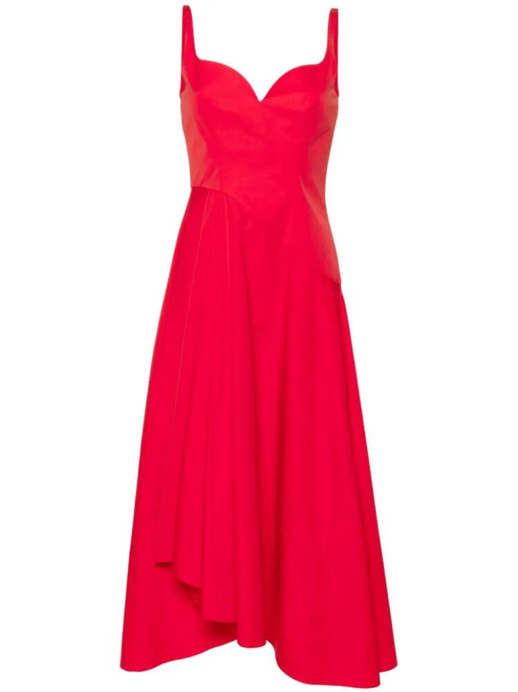 Alexander McQueen asymmetric flared midi dress Cover