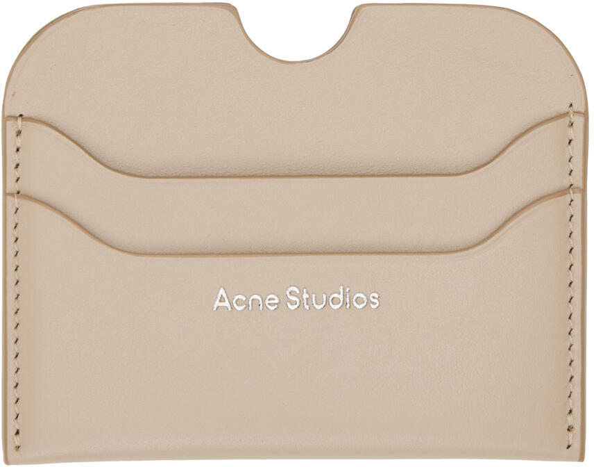 Acne Studios Taupe Slim Card Holder Cover