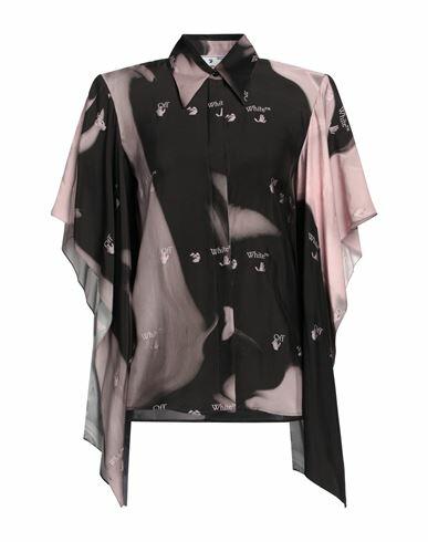 Off-white Woman Shirt Pink Viscose, Polyester Cover