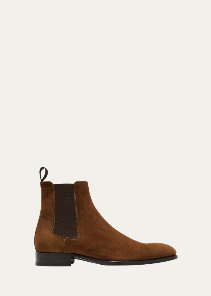 Brioni Men's Suede Chelsea Boots Cover