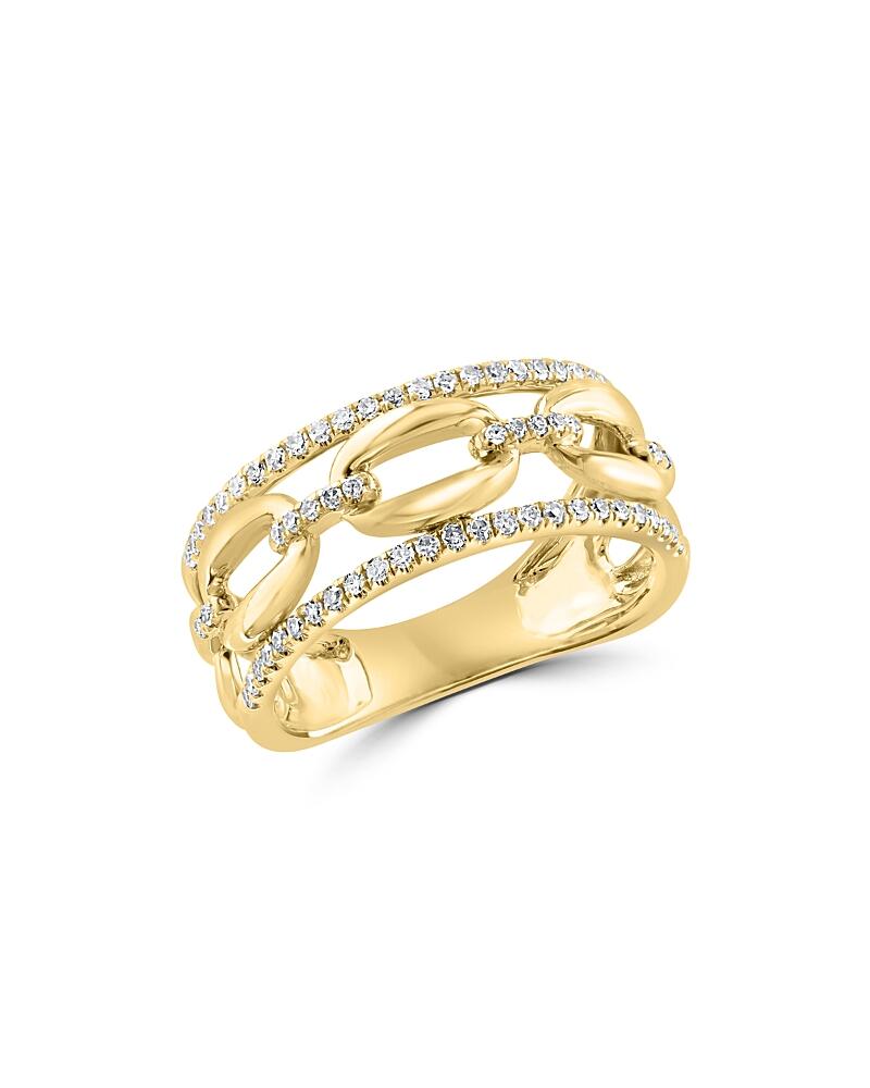 Bloomingdale's Fine Collection Diamond Link Open Band in 14K Yellow Gold, 0.30 ct. t. w. - Exclusive Cover