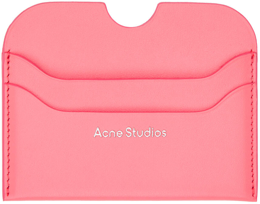 Acne Studios Pink Slim Card Holder Cover