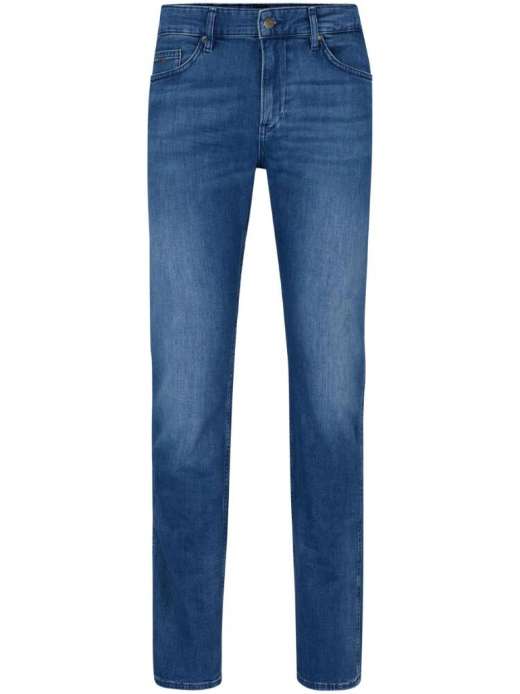 BOSS mid-rise straight-leg jeans - Blue Cover