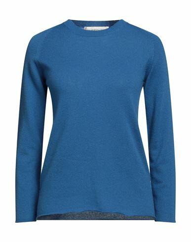 Lamberto Losani Woman Sweater Blue Cashmere Cover