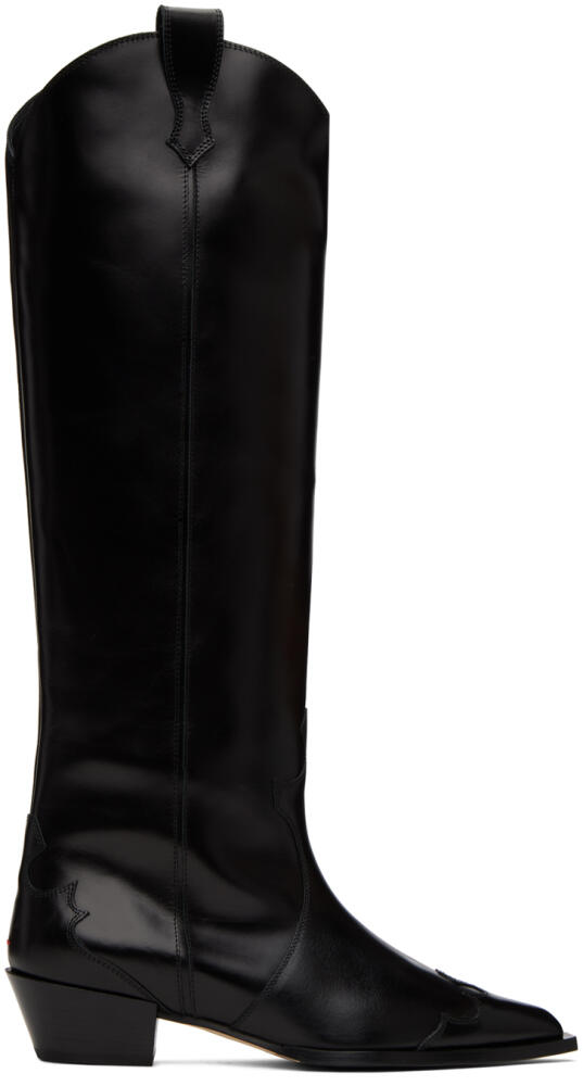 Aeyde Black Aruna Boots Cover