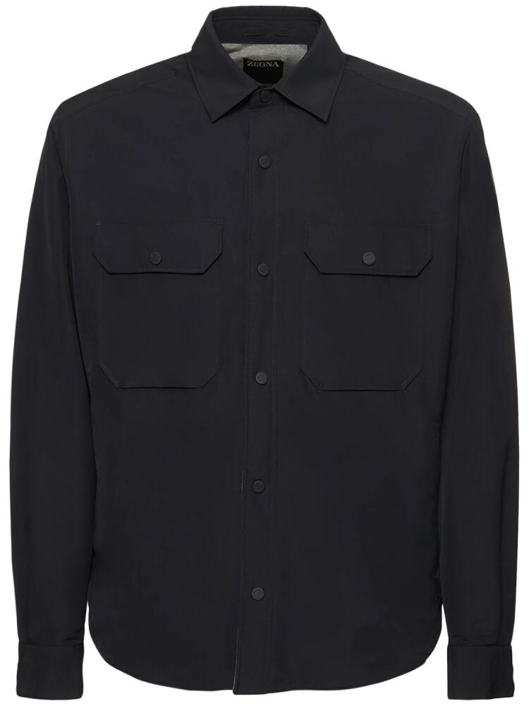 ZEGNA Wool & Nylon Overshirt Cover