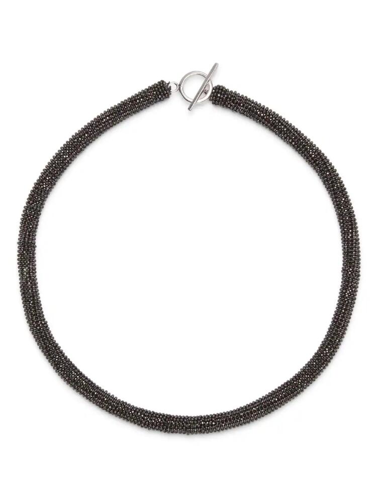 Brunello Cucinelli micro bead choker - Silver Cover