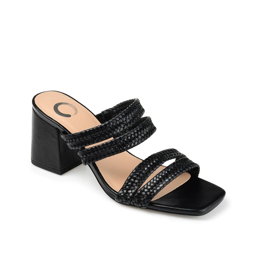 Journee Collection Natia Slide Sandal | Women's | Black Cover