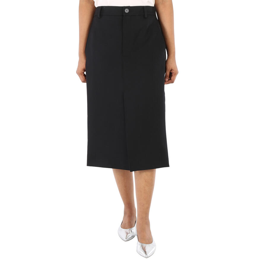 Balenciaga Ladies Longuette Panelled Midi Skirt Cover